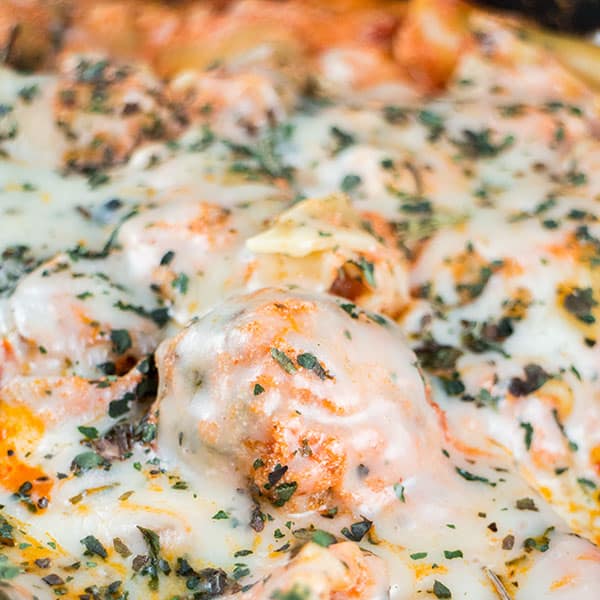 Stovetop Lasagna Meatball Skillet: No-Bake Cheesy Dinner